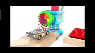 Learn colors with lightning McQueen surprise socceo ball