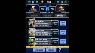 WWE SUPERCARD Team Battleground changes/glitches?