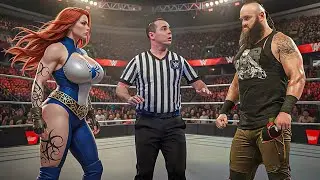 🔥WWE 2K25 | Браун Строуман против Аква Квин | Межгендерный матч | WWE 9 января 2026 г.
