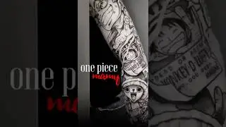 АНИМЕ РУКАВ🫰#тату #tattoo #татуировка #татурукав #татуаниме #tattooart #onepiece #animetattoos