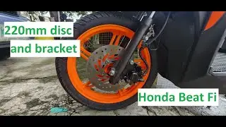 220mm disc and bracket
