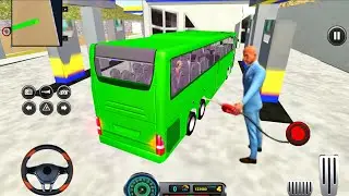 New Uphill Bus Driver Games 2025 | Public Transport Bus Driving Games | Android Gameplay