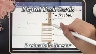 Digital Planning Hack to be More Efficient Make your digital planner extra functional aka task cards