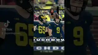 J.J. McCarthy is a mf BEAST! #ncaa14 #collegefootballrevamped #cfbrevamped #GoBlue