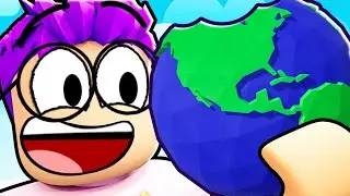 Мы ГИГАНТЫ в ROBLOX EAT THE WORLD!? (Мы использовали КОМАНДЫ АДМИНИСТРАТОРА!)