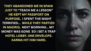 My Husband Took My Passport And Left Me Stranded In Spain… That ‘Prank’ Ruined Him