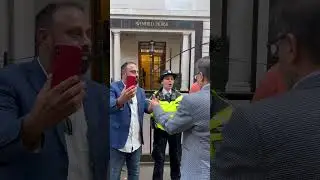 #ptiprotest In front of #nawazsharif #avenfield House #england