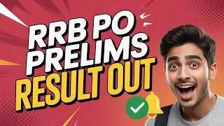 RRB PO Prelims Result OUT 2025 🔥 | Result Kaise Check Kare | Mains Exam Date