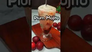Plum Mojito🌿🍷 #plum #mojito #mojitodrink #drink #mocktail #refreshingdrink  #recipe #ytshorts