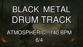 Atmospheric Black Metal Drums - [BLOODLAND DRUMTRACK] - 140 BPM 6/4 - #40