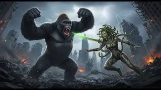 The Ultimate Battle: The Sinister Medusa and the Brave Warrior King Kong