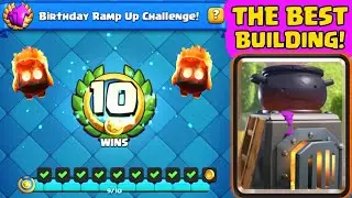 Clash Royale. Birthday Ramp Up Challenge Beaten by FURNACE! Furnace OP???