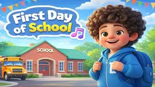 First Day of School | Brand New Version for Kids | Funny Nursery Rhyme