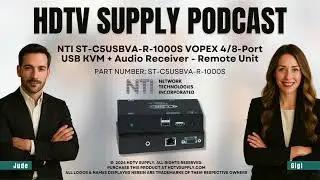 NTI ST-C5USBVA-R-1000S VOPEX 4/8-Port USB KVM + Audio Receiver - Remote Unit