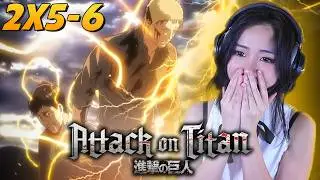 WARRIORS?? | ATTACK ON TITAN | Reaction 2X5-6