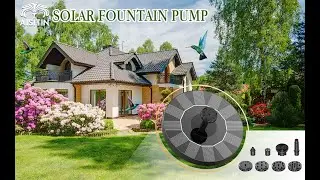 AISITIN Solar Fountain Pump