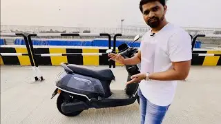 TVS IQUEBE 🔥Electric Scooter‼️Ride Review price mileage single charging range unit time all details