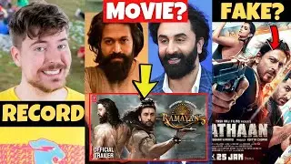 KGF Actor YASH & Ranveer Kapoor Ramayana MOVIE Confirmed? Pathan Fake Box Office Collaction? MrBeast