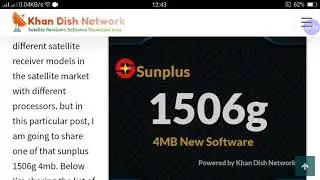 1506G All Sim Receiver And Wifi Receiver Old And New Software One Post SCB1 SCR2 SCB4 SCC