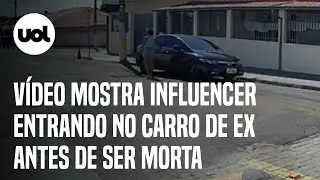 Influencer morta em Hortol&acirc;ndia: V&iacute;deo mostra Micaelly entrando no carro do ex pouco antes do crime