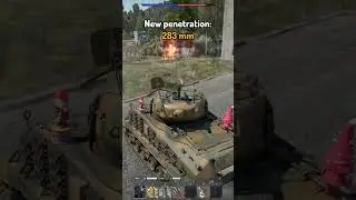 Every Kill I Increase My American Tank Penetration!📏🧄🌯  #warthunder #gaming #military #games