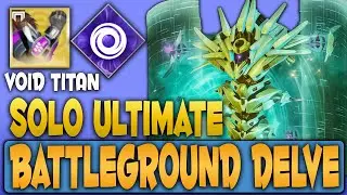 Titan Meta Void Build DOMINATES Solo Ultimate Battleground The Delve! Destiny 2 Edge of Fate.
