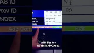 ATN biss key setup on StarSat Receivers
