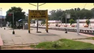Arriving at Nellore after crossing Penna river, and Penna canal: AJJ WAM-4 NJP- MAS Superfast