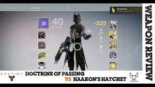 Doctrine of Passing vs Haakon's Hatchet - Destiny