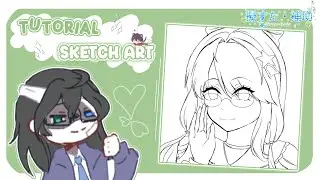 ៸៸ 🔪 ꒰ tutorial art sketch ꒱❜┆gacha tutorial⚡