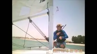 Laser Sailing at Messilah Beach Kuwait - Nick Marley