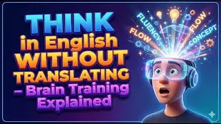 Think in English WITHOUT Translating &ndash; Brain Training Explained