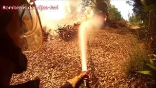 BOMBEROS MIJAS-Incendio Junto Campo de Golf.