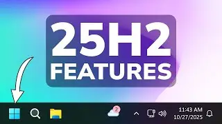 New Windows 11 25H2 Features - New Taskbar Animation, New Search Box and more (How to Enable)