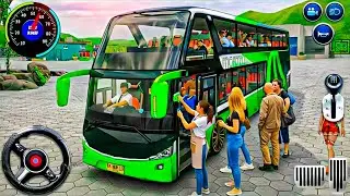 Realistic Coach Bus Driving 3D Real life games videos Viral 💪🚌