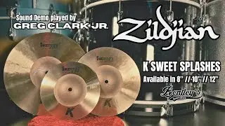Bentley's Exclusive Zildjian K Sweet Splashes Feat. Greg Clark Jr Zildjian Artist