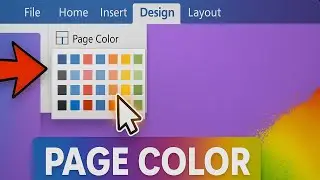 How to Change Page Color in Microsoft Word | Page Background Tutorial for Beginners