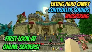 ASMR Gaming: Minecraft | Eating Hard Candy & Whispering - Ep 73. Minecraft Minigame Server 1st Time!