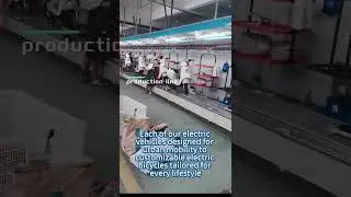 Electric moped production line #manufactury#electric scooter#electric bike#escooter#electricmoped
