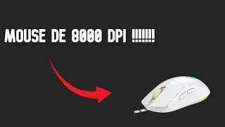 Unboxing de um mouse de 8000 DE DPI!!!!!