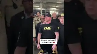 Canelo leaving after his loss #CaneloCrawford