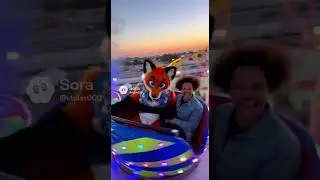 a fox at the del Mar Fair