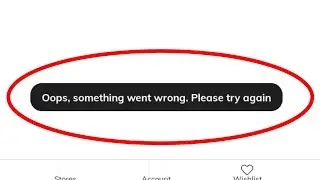 AJIO App Oops, something went wrong. Please try again Problem Solve