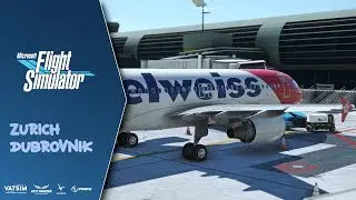 MFS LIVE | Gusty wind! | Edelweiss Real OPS | FENIX A320 | VATSIM | Zurich to Dubrovnik