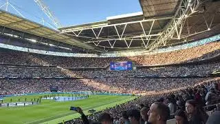 Italy national anthem vs. Argentina @ Wembley in the 2022 Finalissima