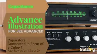 22. Advance Illustration | Capacitance | Capacitors Connected in Form of a Cube-1 | by Ashish Arora