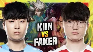 AF KIIN VS T1 FAKER! - AF Kiin Plays Camille Top vs T1 Faker Akali! | Season 11