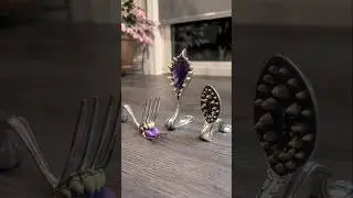 Я сделала набор столовых приборов, имитирующих оригинал! 🍴🥄 #dnd #3dprinting #mimic #cutlery #sil...
