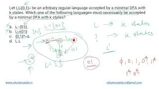 GATE 2021 SET-2 | TOC | MINIMAL DFA | GATE TEST SERIES | SOLUTIONS ADDA | EXPLAINED BY POOJA