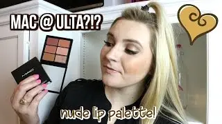 MAC NECESSARY NUDES LIP PALETTE + GIVEAWAY!!! | Swatches, Try On, & Product Review | MAC AT ULTA?!?